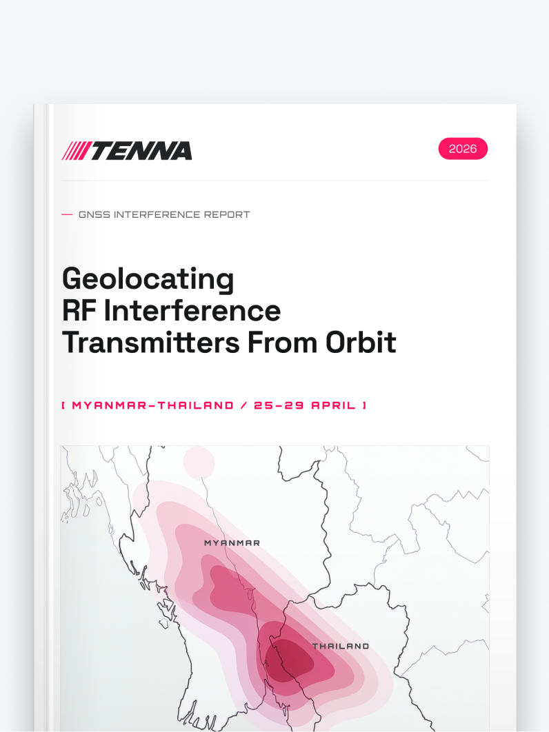 Geolocating RF Interference Transmitters From Orbit